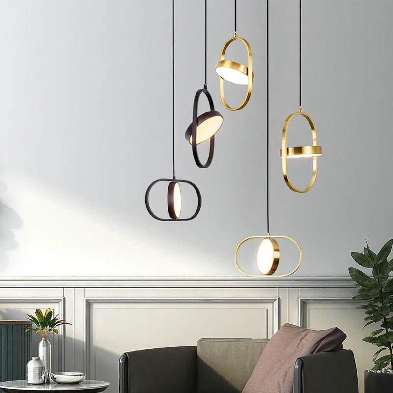 Afralia™ Magic Eye LED Pendant Chandelier for Home Decor and Lighting