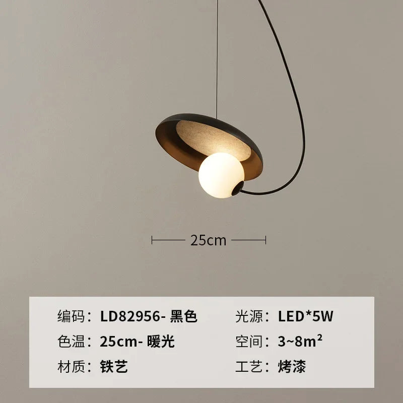 Afralia™ Luxury Rock Metal Pendant Lamp for Home Hotel Room Decor Lighting