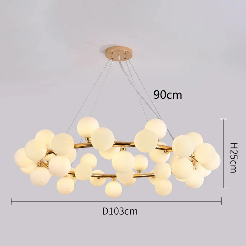 Afralia™ Modern LED Pendant Light Chandeliers for Living Room Dining Room Home Decor