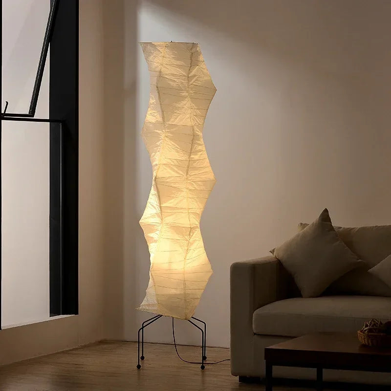 Afralia™ Noguchi Akari Floor Lamp LED E27 Modern Light for Living Room Sofas