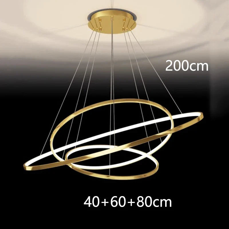 Afralia™ Nordic Stair Chandelier Living Dining Room Pendant Ceiling Indoor Lighting