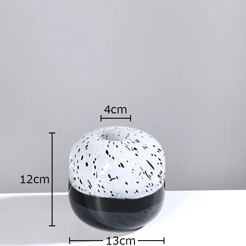 Afralia™ Glass Vase Hydroponics Flower Pot Gradient Desk Decor Room Aesthetic Elegant Vase