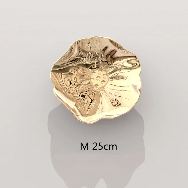 Afralia™ Carp Fish Lotus Leaf  Gold Wall Pendant - Bionics Home Decor