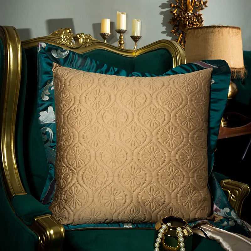 Afralia™ 200S Embroidery Egyptian Cotton Bedding Set Queen King Linens