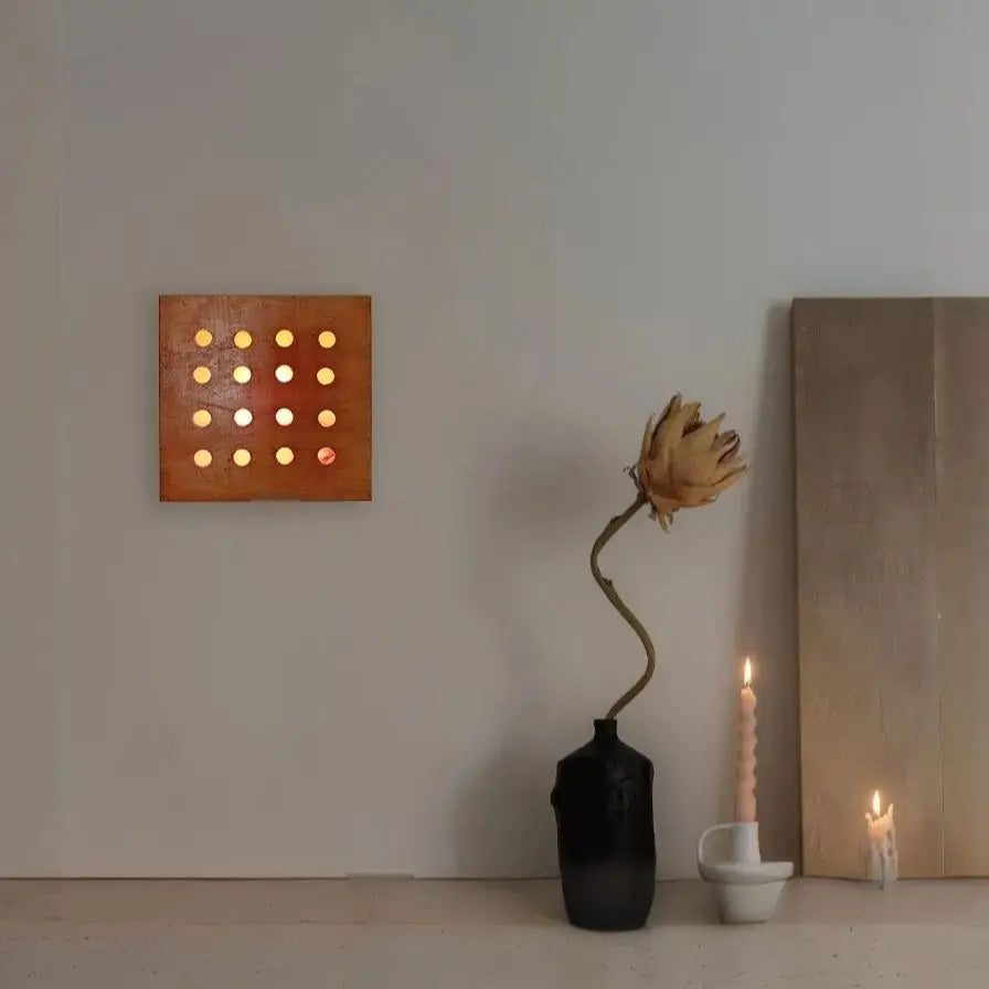 Afralia™ Cave Box Retro Wall Light: Artistic Master Bedroom Headboard & Living Room Feature.