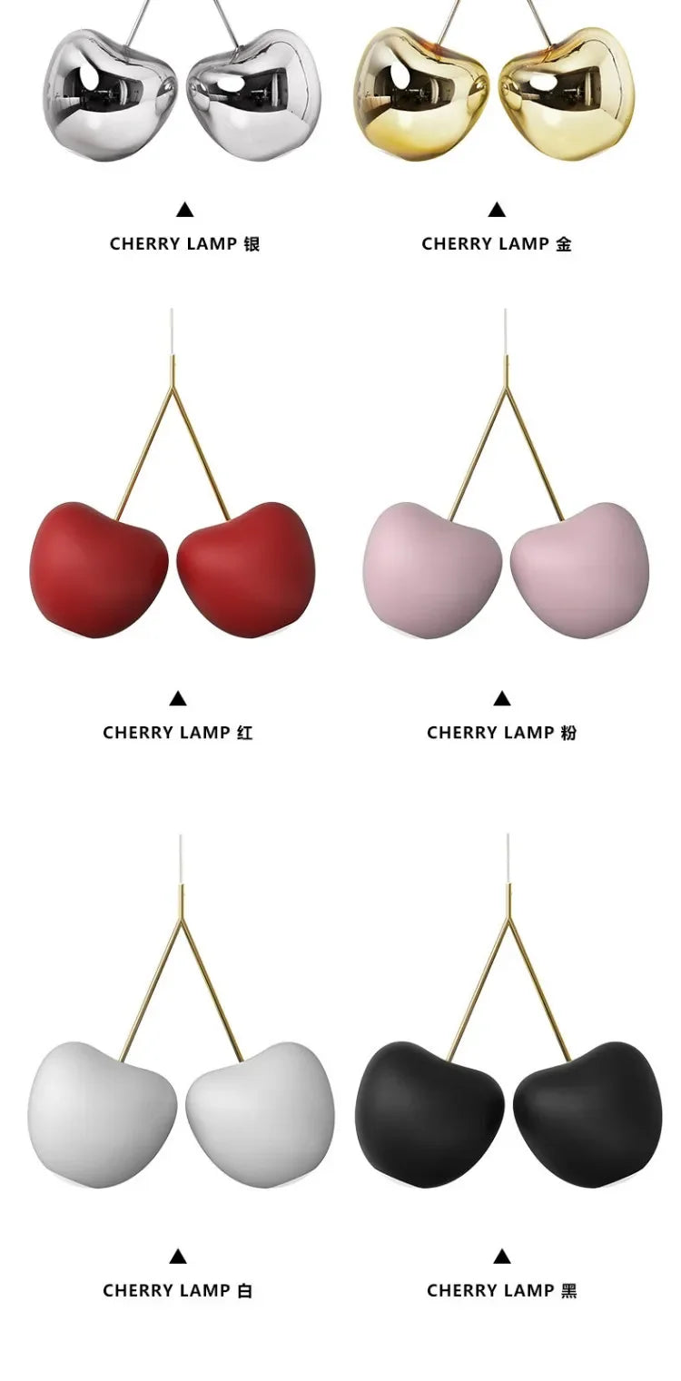 Afralia™ Modern Cherry Ceiling Chandelier for Living Room, Bar, Dining Room & Children's Room