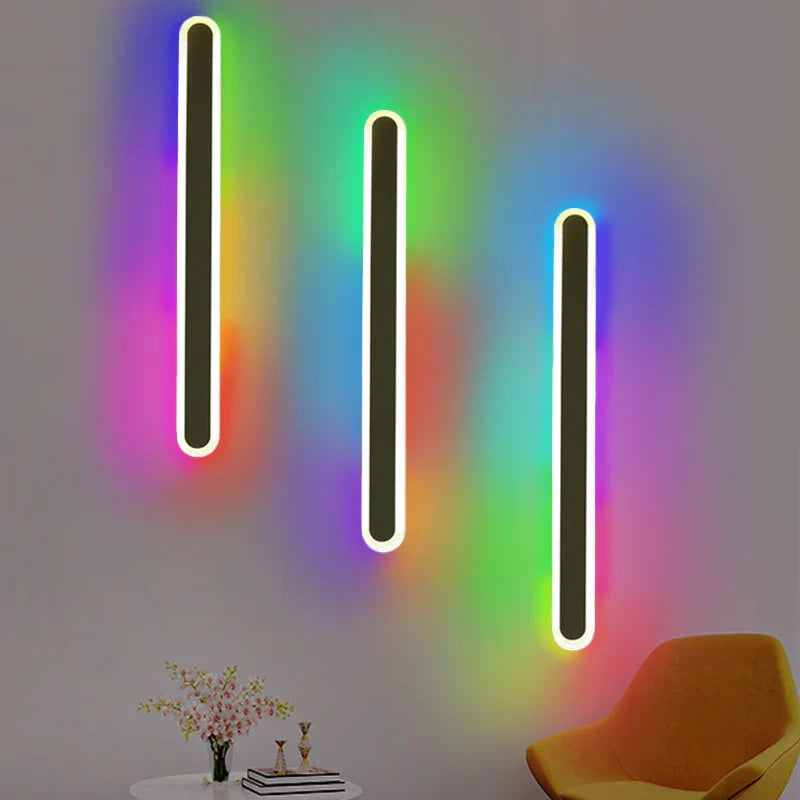 Afralia™ LED RGB Wall Light for Bathroom Mirror Bedroom Bedside Indoor Decoration