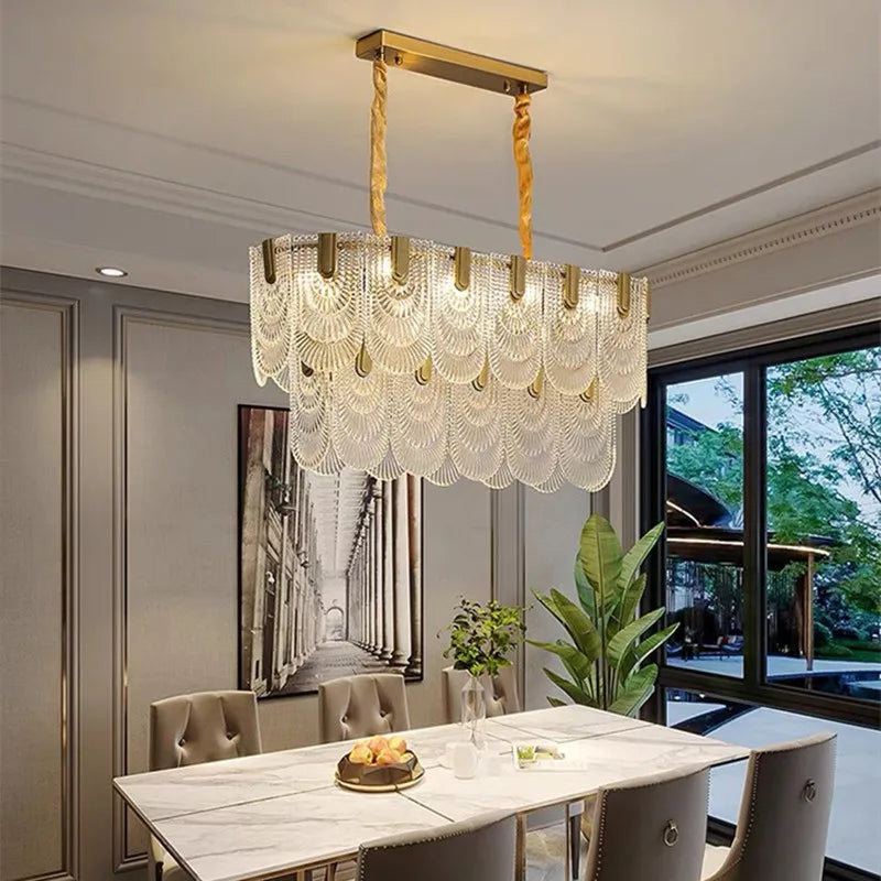 Afralia™ Elegant Crystal Chandelier for Living Room, Restaurant, and Bedroom Lighting