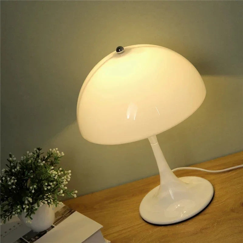 Afralia™ Mushroom Table Lamp: Modern Minimalist Bedroom LED Bedside Lighting