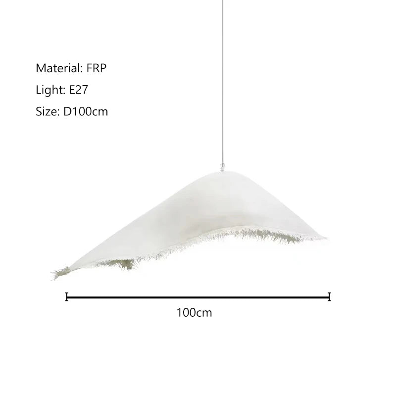 Afralia™ Nordic Wabi Sabi Pendant Lights Chandelier for Restaurant, Living Room, Bedroom
