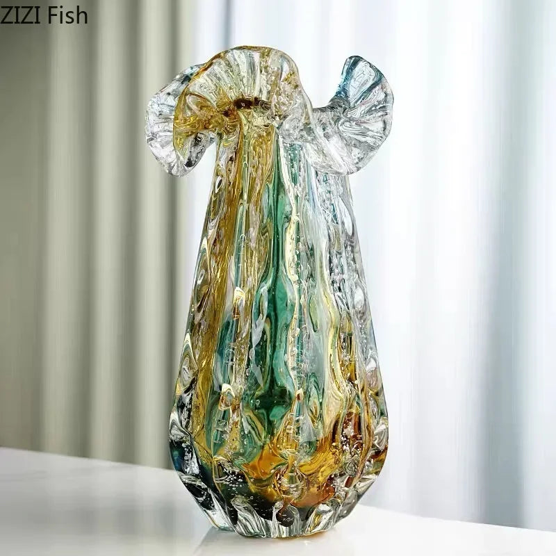 Afralia™ Bubble Glass Vase: Hydroponics Table Decor, Flower Arrangement, Aesthetic Room Accent
