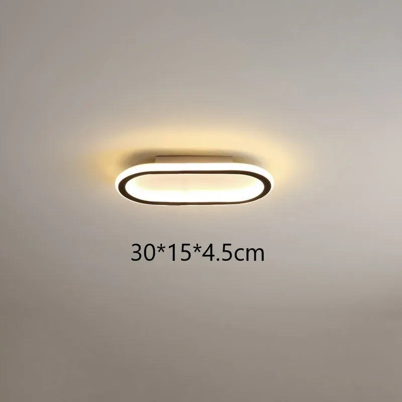 Afralia™ Modern LED Nordic Ceiling Light for Bedroom Kitchen Restaurant
