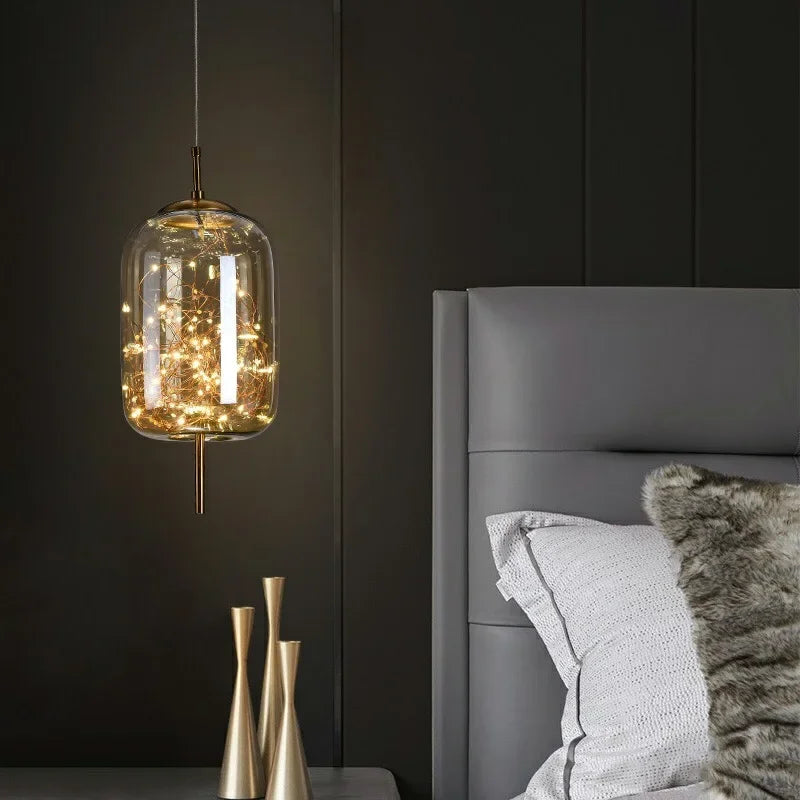 Nordic Starlight Pendant Lights by Afralia™ - Modern Loft Chandeliers for Indoor Lighting