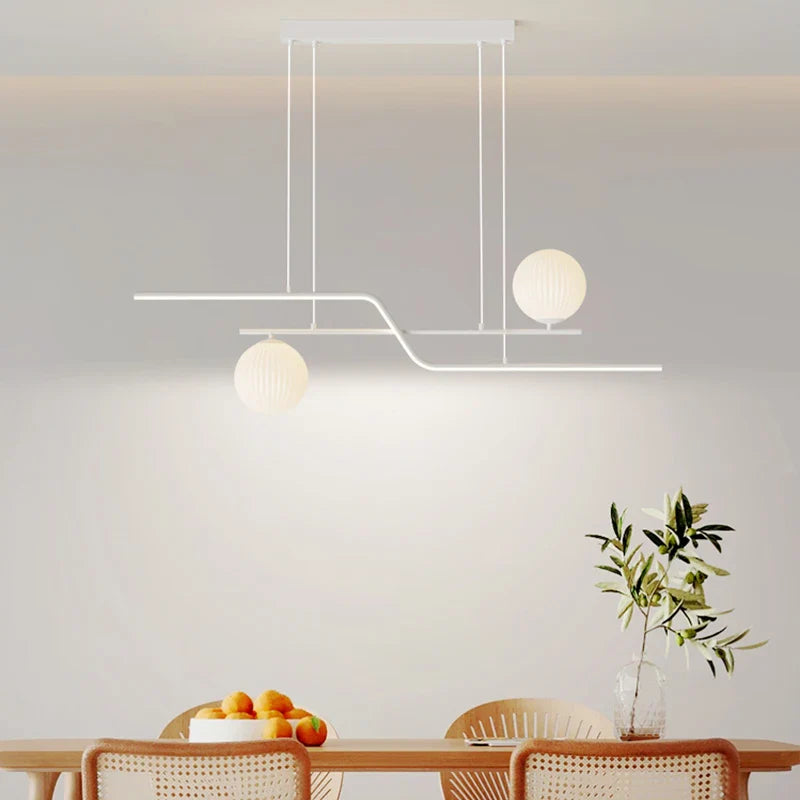 Afralia™ LED Chandelier: Modern Indoor Lighting for Living Room, Kitchen, Staircase