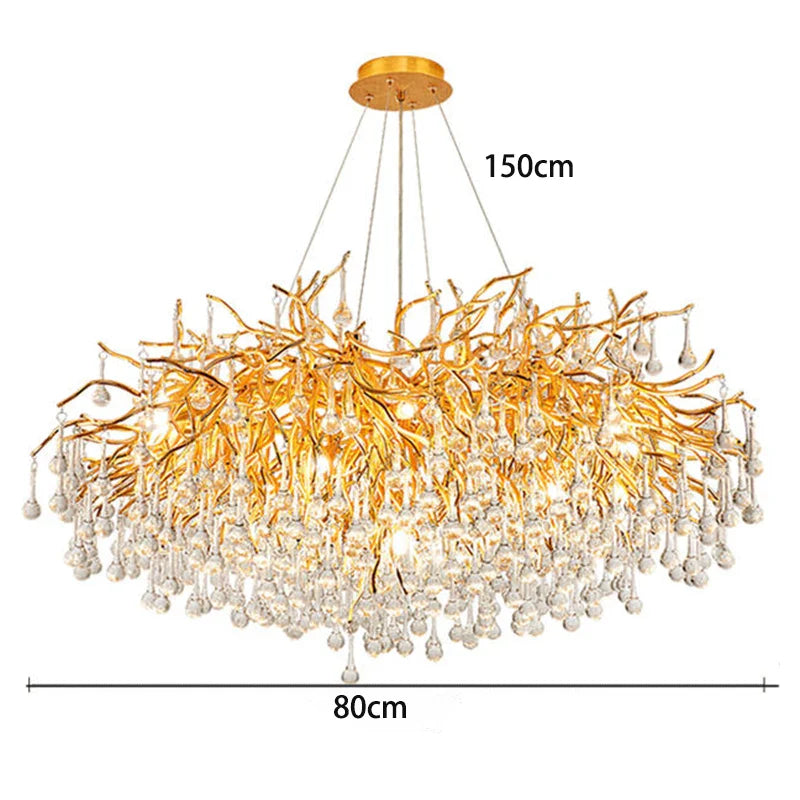 Afralia™ LED Pendant Chandeliers Modern Home Decor Indoor Lighting Living Room Dining Room