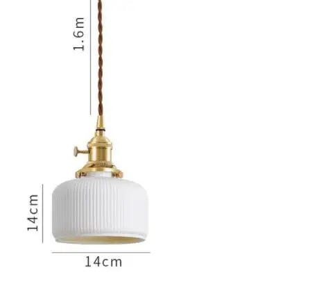 Afralia™ Blue Glass Pendant Light for Bedroom Dinning Living Room