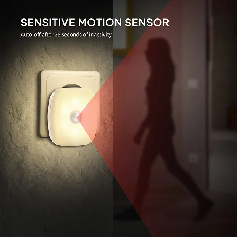 Afralia™ Motion Sensor Night Light for Room Corridor Closet Home - Wireless LED Night Lamp