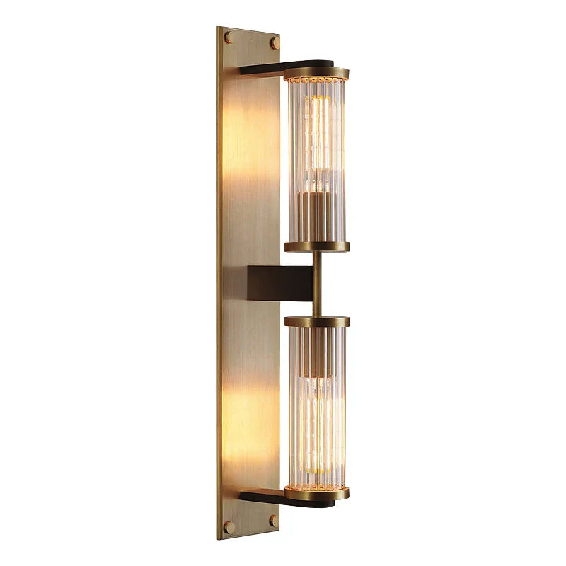 Afralia™ Copper LED Wall Lamp for Modern Living Room & Bedroom Lighting
