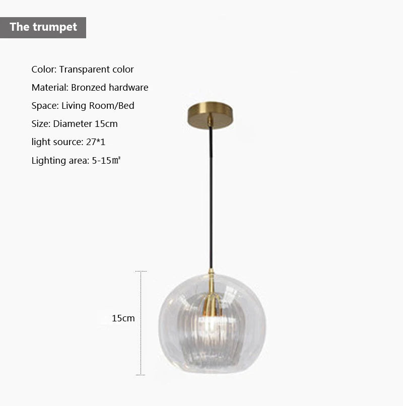 Afralia™ Modern Glass Pendant Lamp - Elegant Illumination for Living Spaces