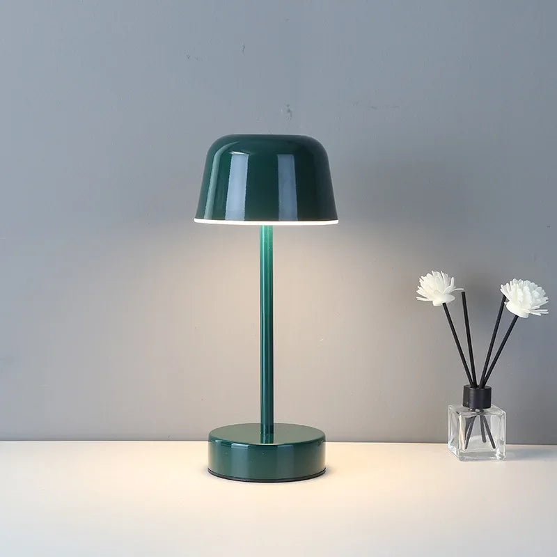 Afralia™ Mushroom Metal Table Lamp: Modern Art Design for Kid Room, Minimalist & Cute