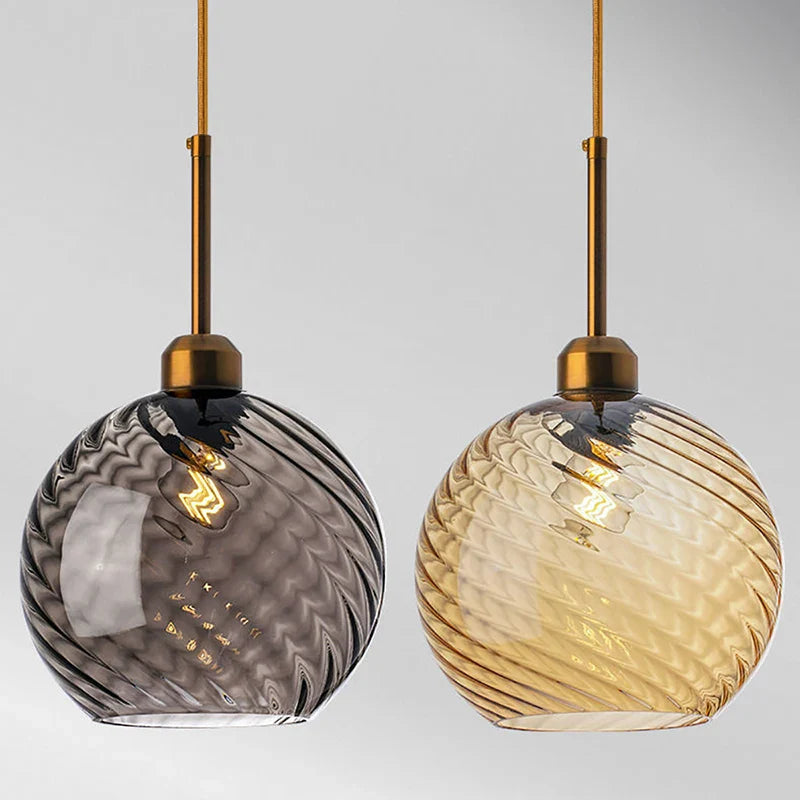 Afralia™ Glass Chandelier Pendant Lights for Bedside, Kitchen, Restaurant, Bar, Home Lighting