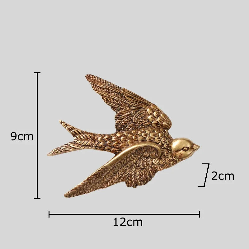 Afralia™ Dove Wall Hanging Hooks for Stylish Living Room Display