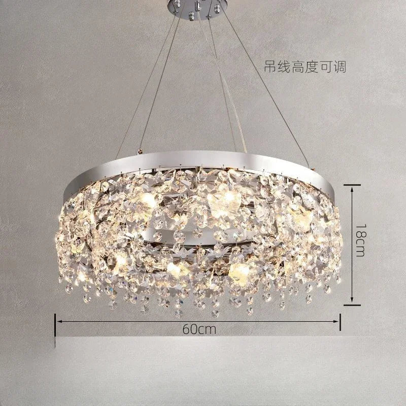 Afralia™ Crystal Kitchen Ceiling Lights: Luxury Diamond Ceiling Lamp for Home Decor