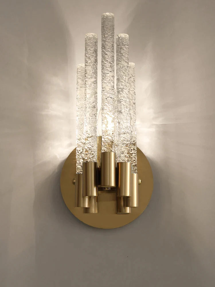 Afralia™ Crystal Wall Lamp: Modern & Simple Living Room Light for Corridor & Bedside