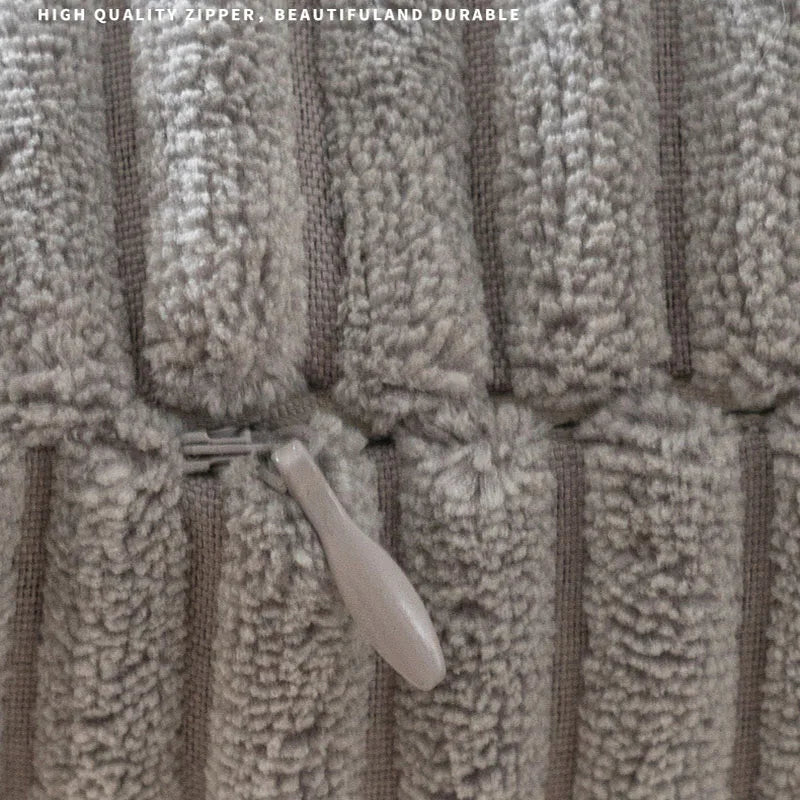 Afralia™ Corduroy Striped Body Pillow: Soft Lumbar Support & Cozy Home Decor