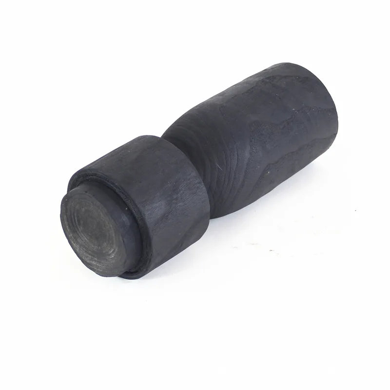 Afralia™ Handmade Carbonized Wood Wabi-Sabi Flower Vase for Home Hotel Villa Decor