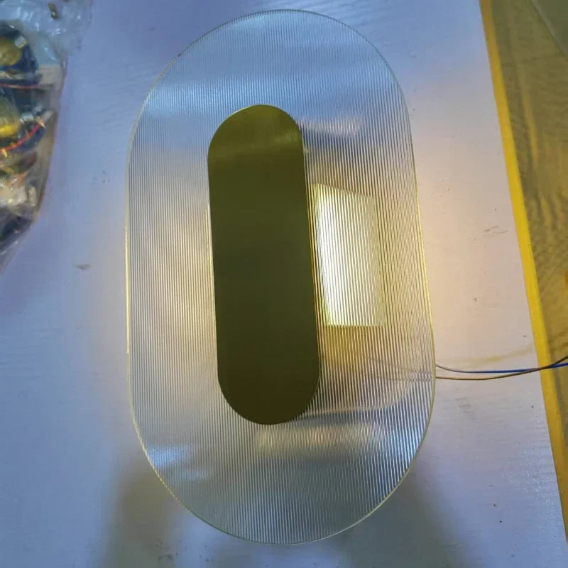 Afralia™ Luxury Glass Wall Lamp for Bedroom Living Room Atmosphere