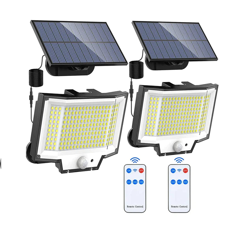 Afralia™ Solar Light Outdoor Super Bright 3 Modes Motion Sensor Wall Lamp IP65 Waterproof