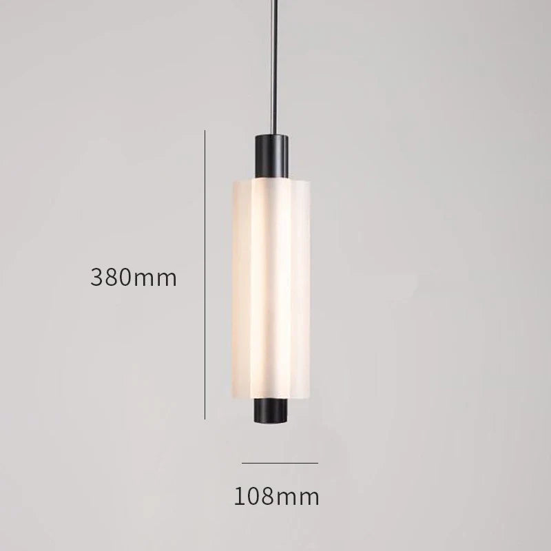 Afralia™ Acrylic Minimalist Pendant Lights | Contemporary LED Bedside Lamp for Restaurant and Industrial Decor