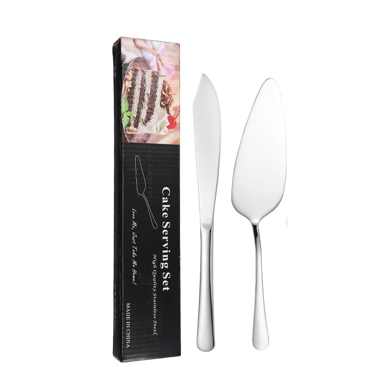 Afralia™ Stainless Steel Cake Shovel Set for Baking and Serving