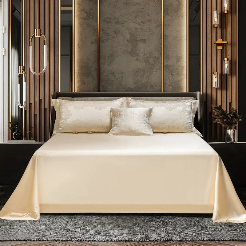 Afralia™ Jacquard Egyptian Cotton Bedding Set for Queen King Linens