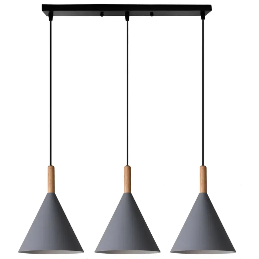 Afralia™ Wood LED Pendant Chandelier: Modern Nordic Hanging Lamp for Home, Cafe, Restaurant’s Kitchen
