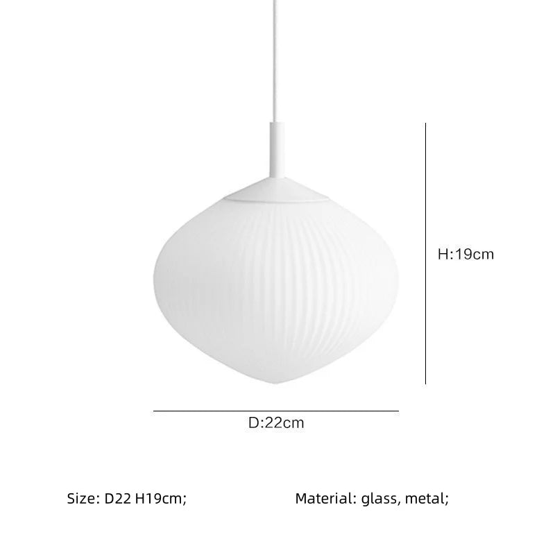 Afralia™ Glass LED Pendant Lights | Modern Bar Suspend Lamp | Dining Room Droplight