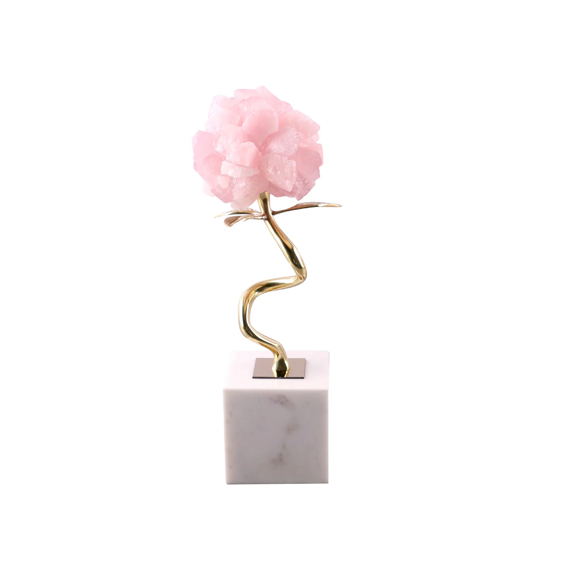Afralia™ Pink Crystal Ball Wine Cabinet with Marble Base: Modern, Luxe Living Room Decor