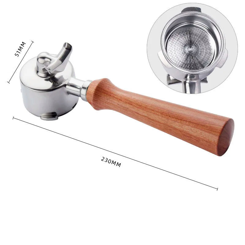 Afralia™ Coffee Portafilter Filter Handle Double Spout for Espresso Machine