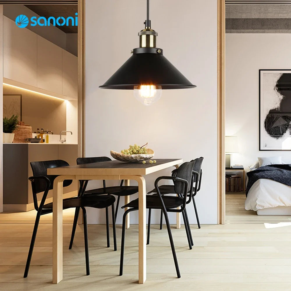 Afralia™ Loft Retro Vintage Pendant Light - Industrial Edison Chandelier for Elegant Home Lighting