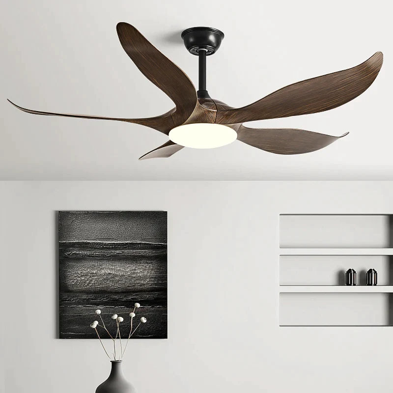 Afralia™ 52" Ceiling Fan with LED Light & Remote Control