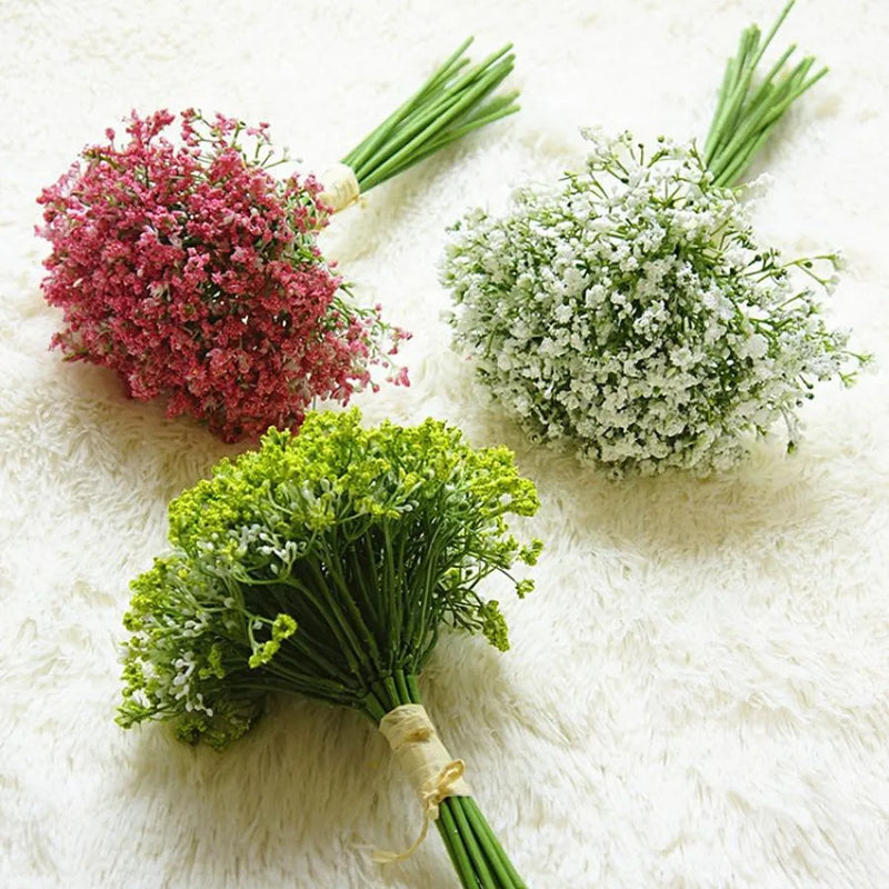 Afralia™ Gypsophila Artificial Flowers Bridal Home Decor Bonsai Wedding Holiday Supplies