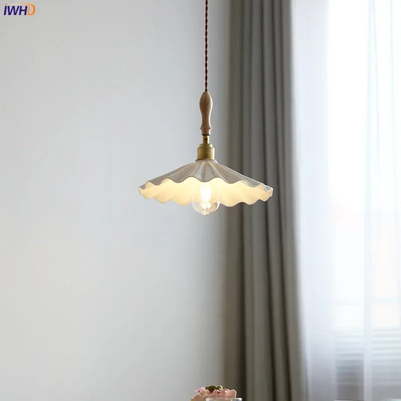 Afralia™ Ceramic LED Pendant Lights: Elegant Home Decor for Living, Dining, and Bedroom
