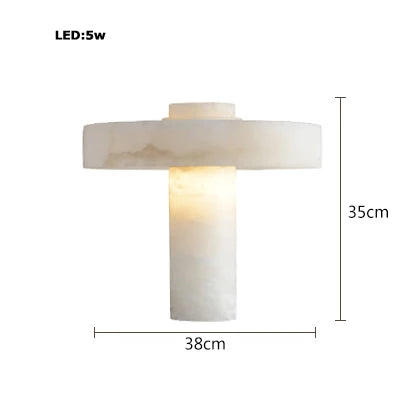 Afralia™ Marble Element Table Lamp - Indoor Desk Light for Bedroom, Study & Home Decor