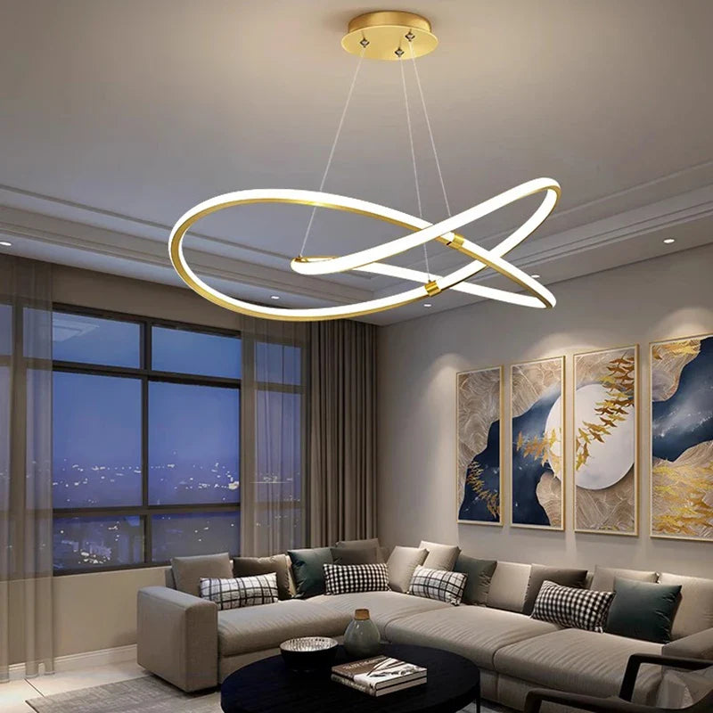 Afralia™ Nordic Dining Room Pendant Ceiling Chandelier for Living Room