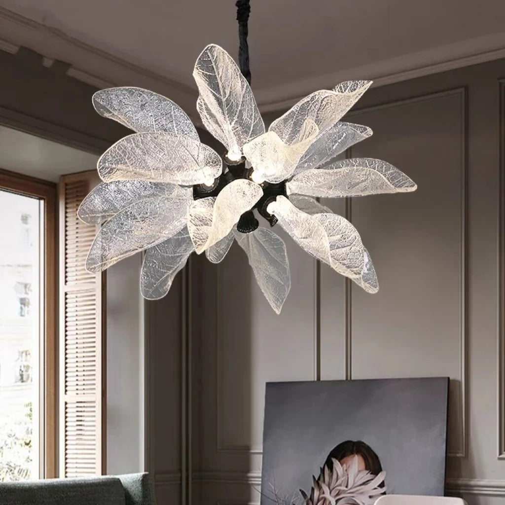 Afralia™ Elegant Copper Chandelier Light for Kitchen Dining Living Room - Modern Luxury Crystal Lamp