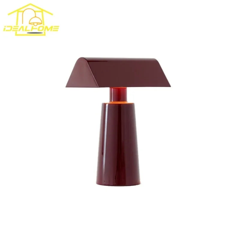 Afralia™ Wireless Charging Table Lamp Touch Switch Desk Light for Bedroom