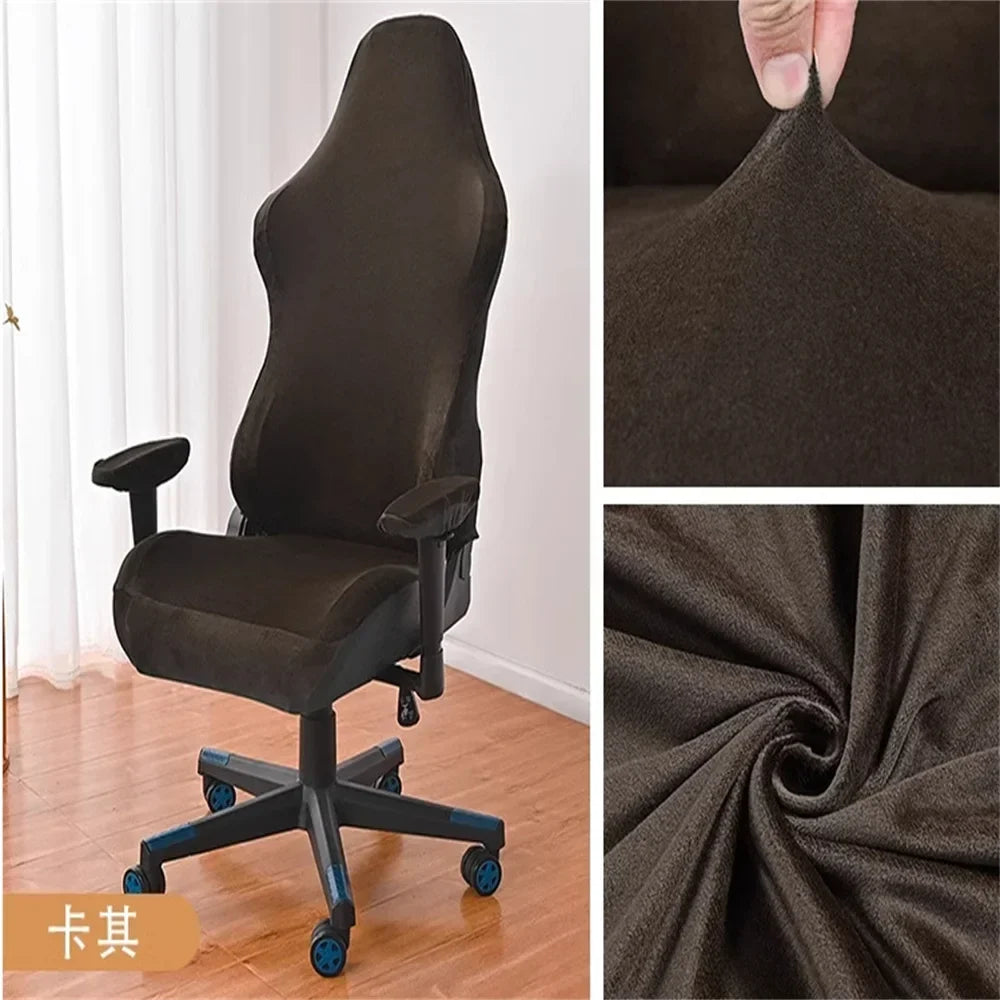 Afralia™ Velvet High Back Chair Cover: Stylish, Elastic, and Comfortable Seat Case