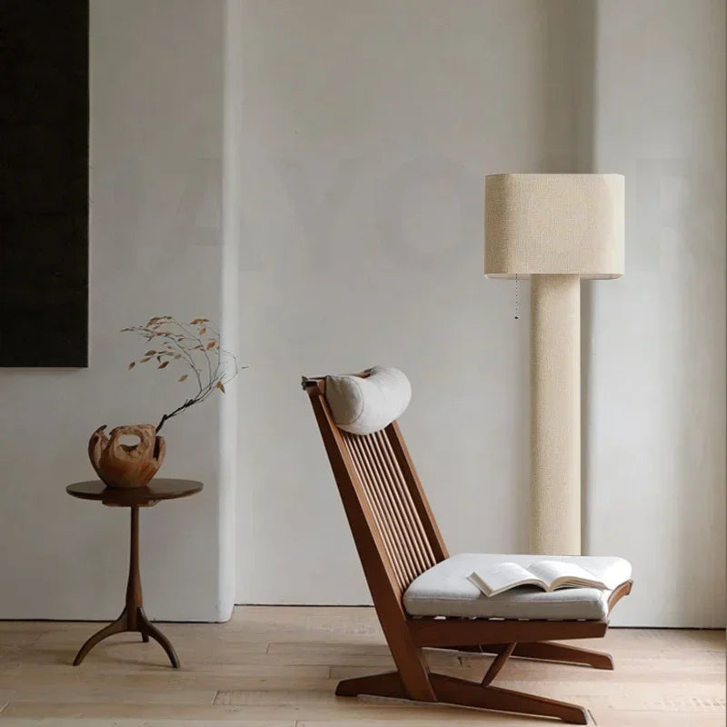 Afralia™ Artistic Floor Lamp for Living Room Bedroom, High-End Wabi Sabi Style Light