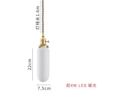 Afralia™ Green Glass Pendant Light for Bedroom Dinning Living Room